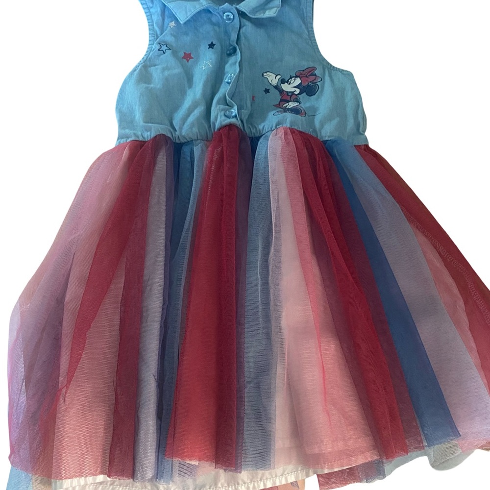 Disney Blue and Red Minnie Mouse Dress